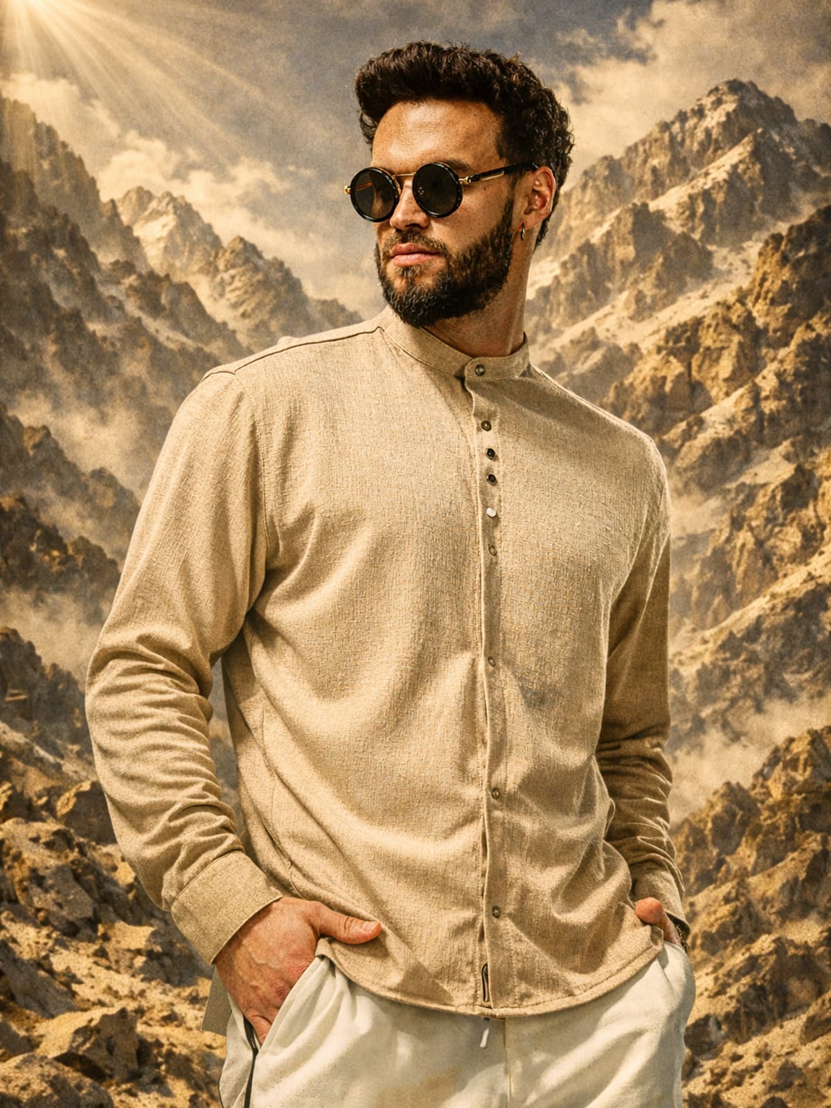 longsleeve Limbo Beige