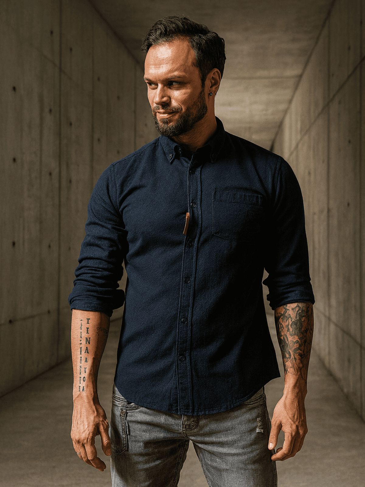 KOSZULA MONTROSE NAVY