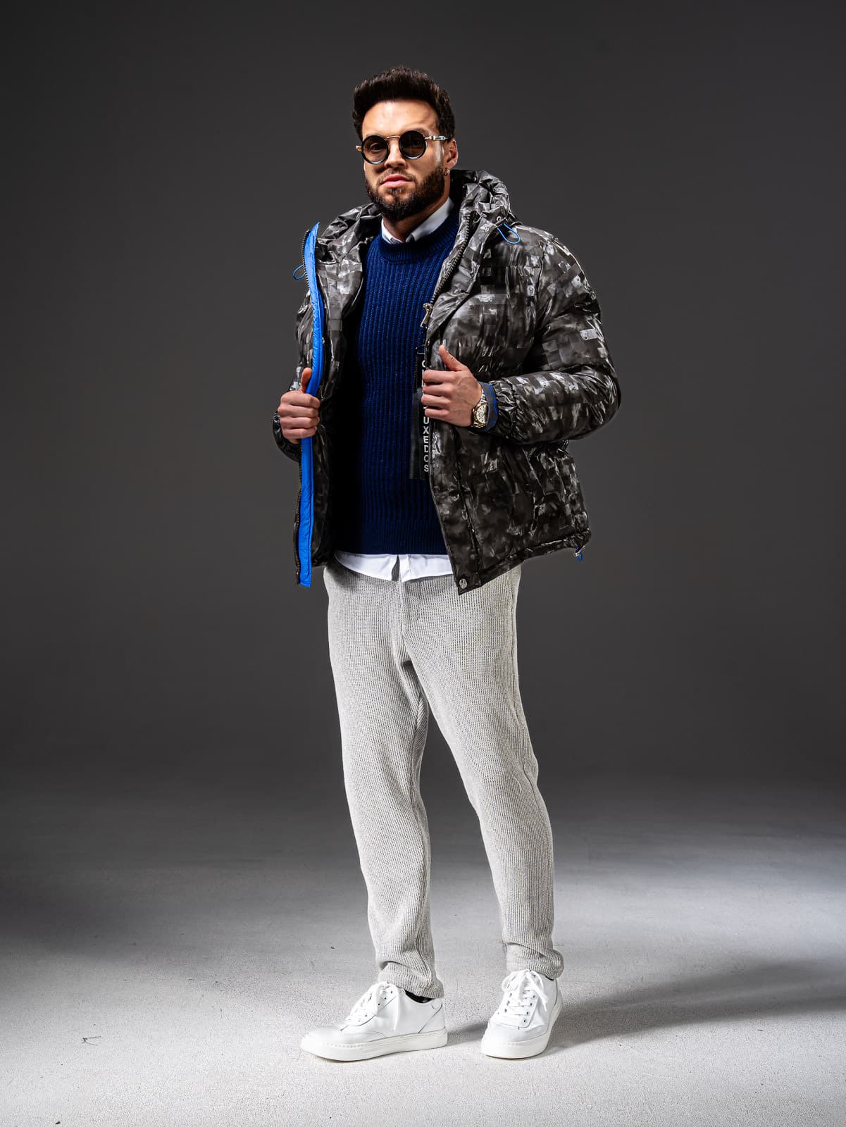 sweter Midnight Blue