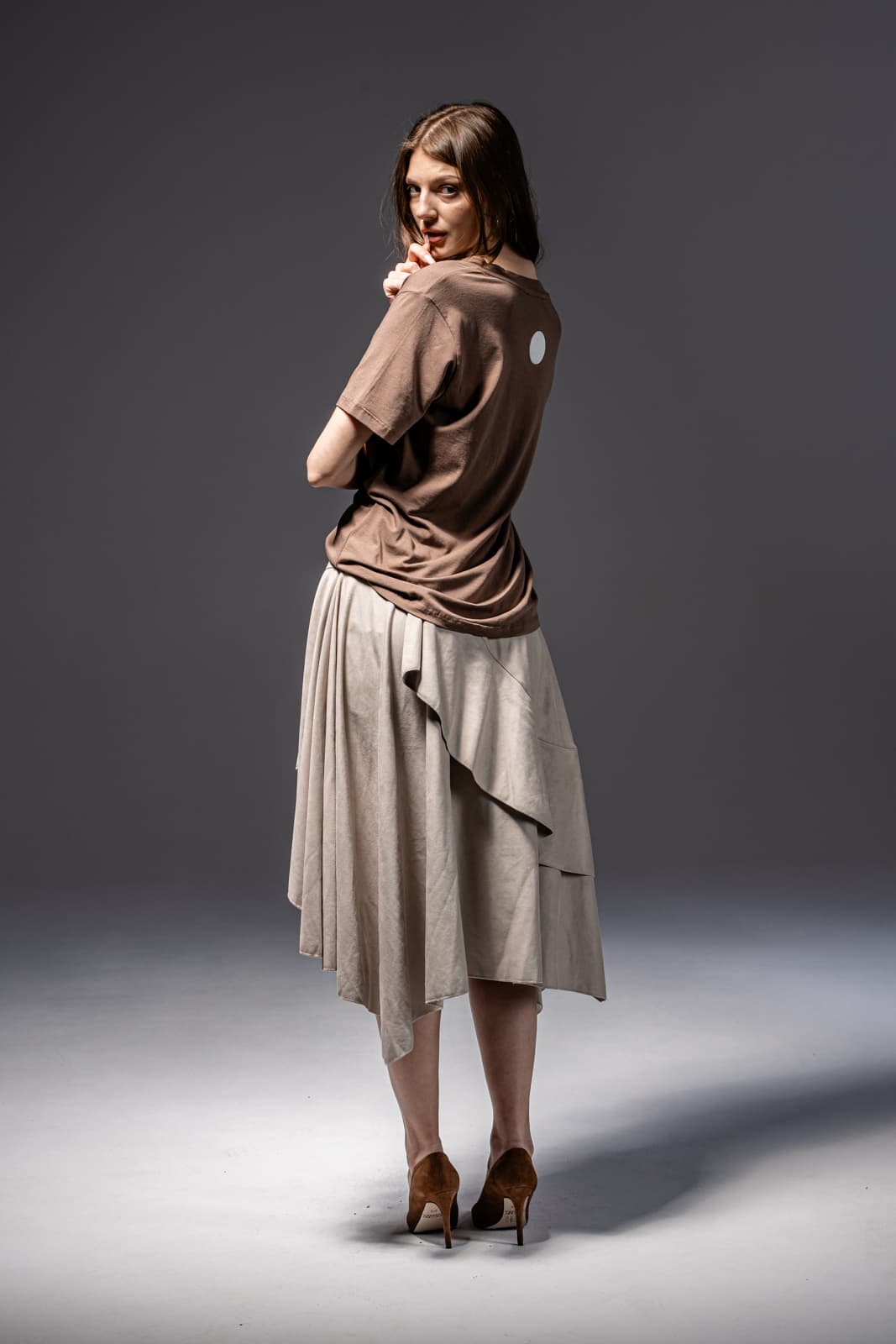 t-shirt Camu Brun