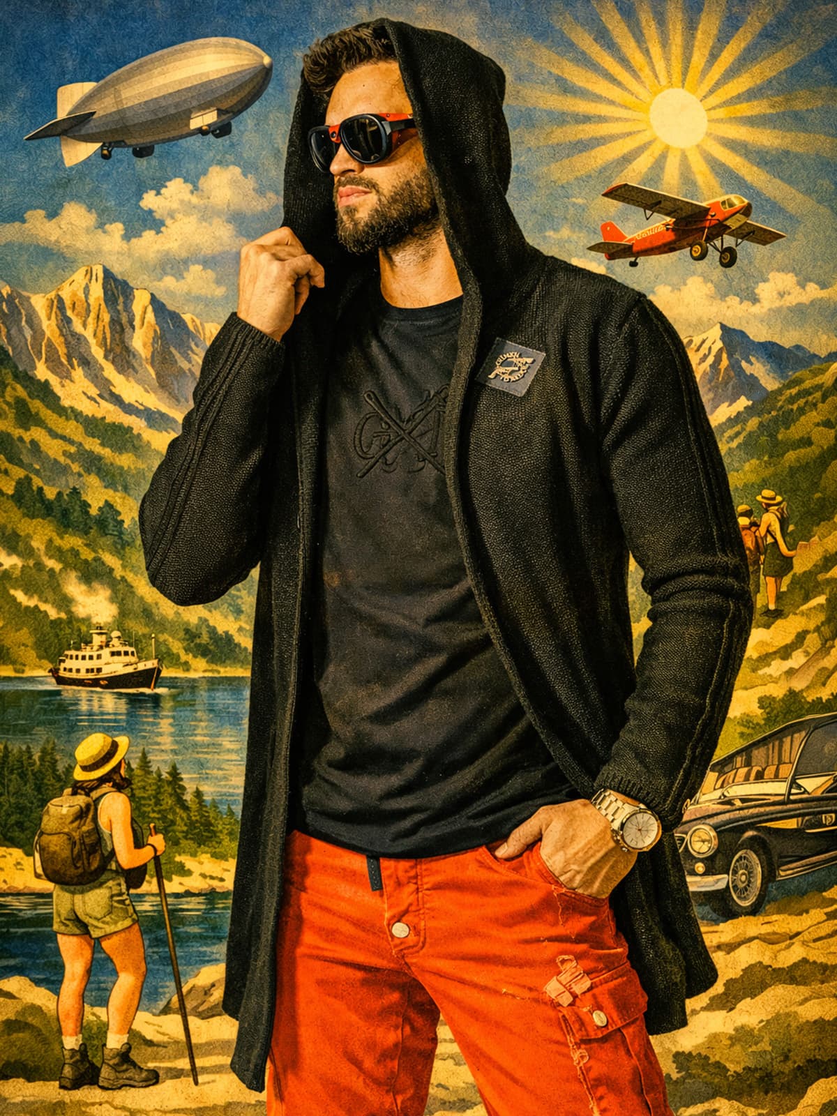 KARDIGAN LINK ANTRACIT