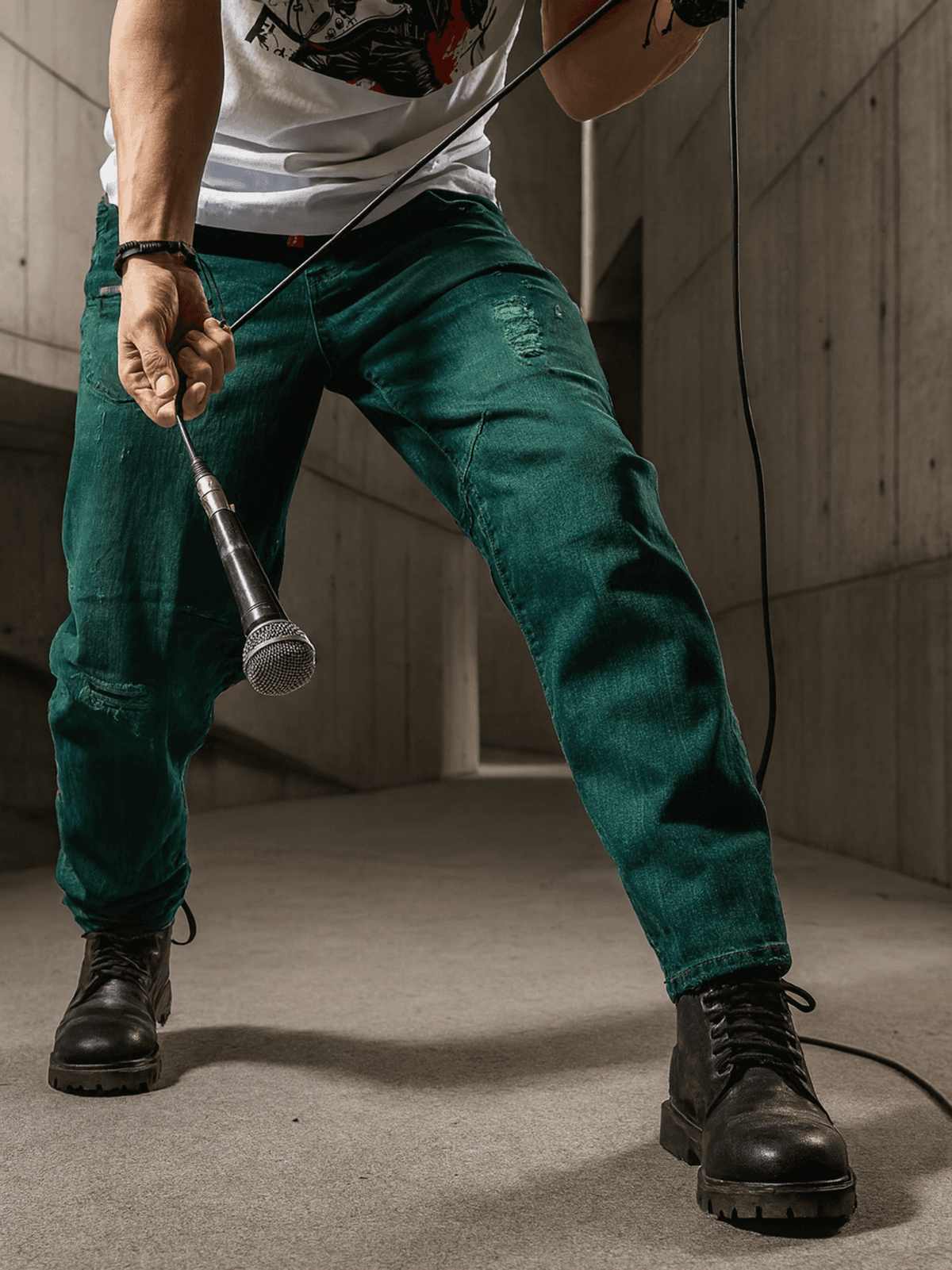 EMERALD SWAGGER JEANS