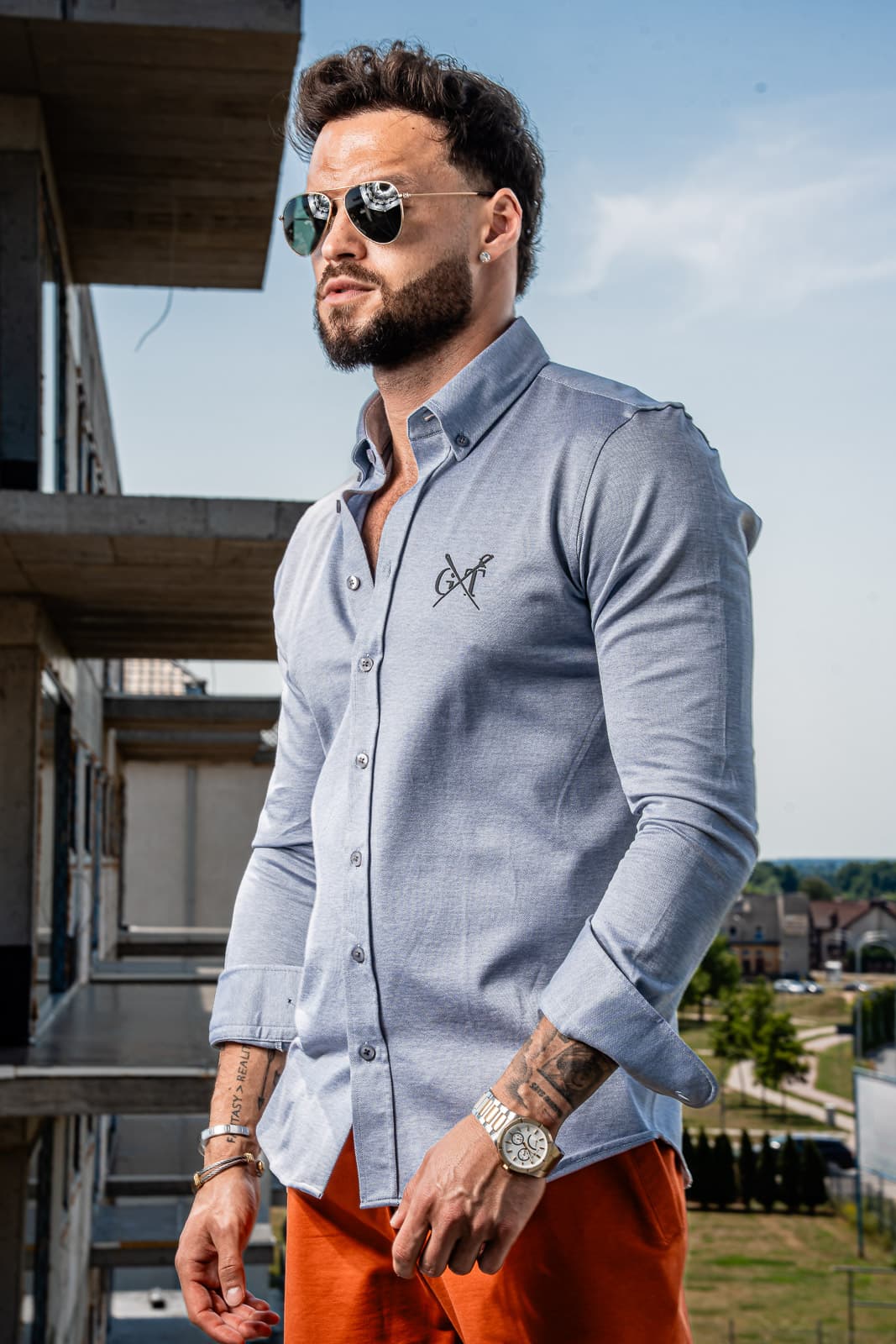 koszula Downer Grey