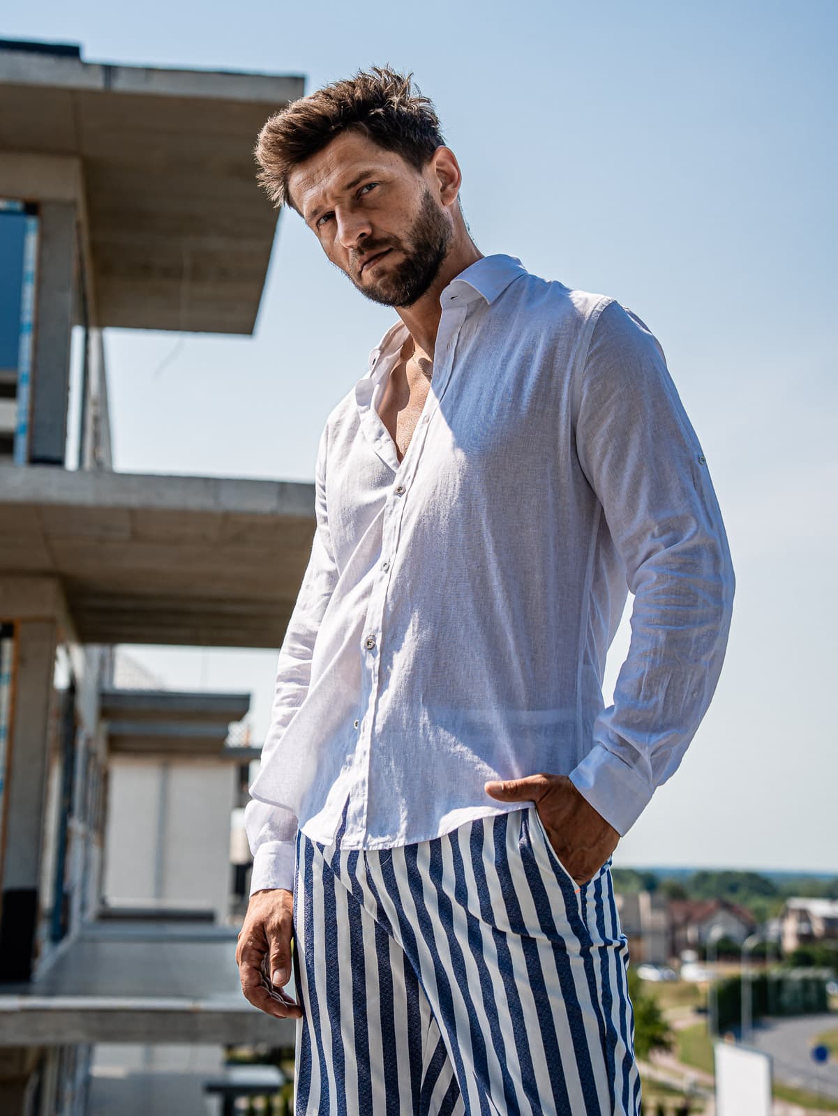 koszula Vente Blanc